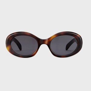 Celine TRIOMPHE 01 SUNGLASSES IN ACETATE BLONDE HAVANA
